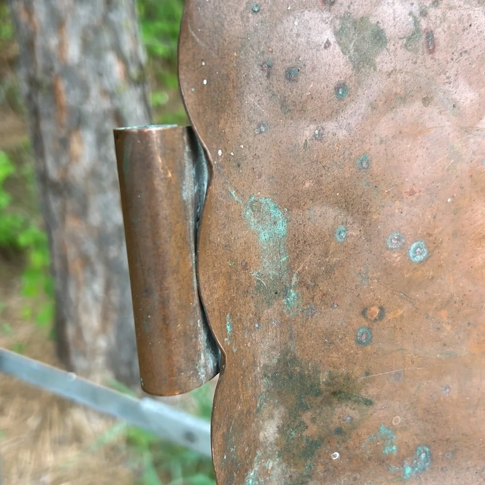 Antique Copper Serving Tray - Picture 8 of 9